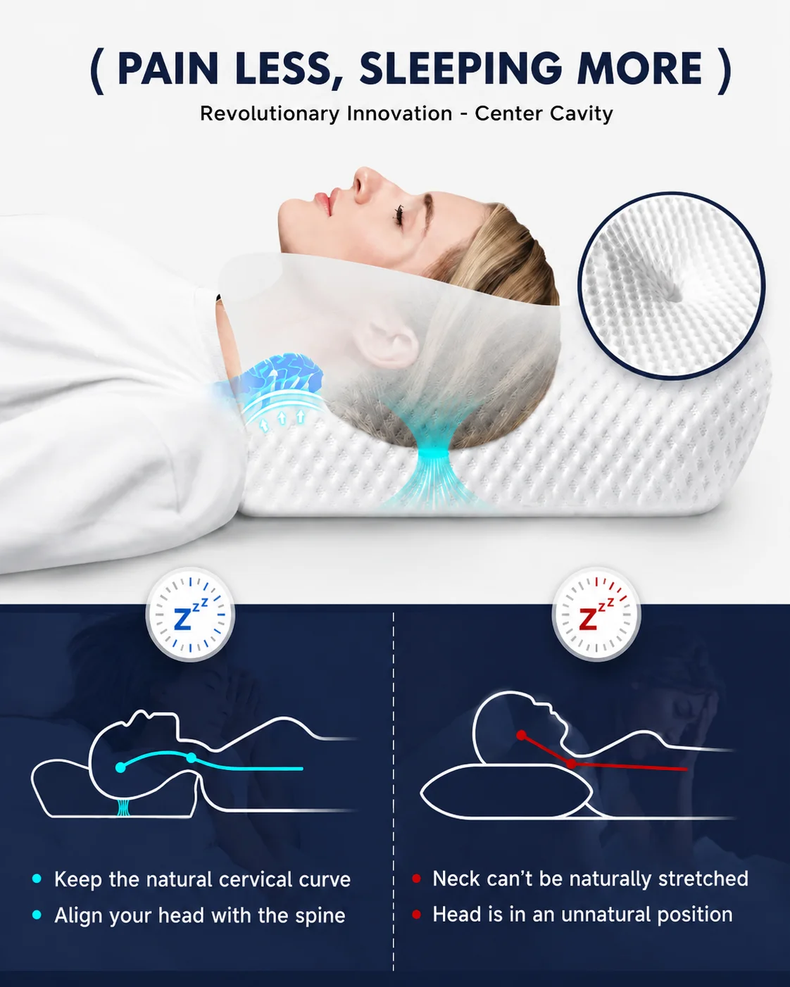 CozyRest Memory Foam Neck Pillow