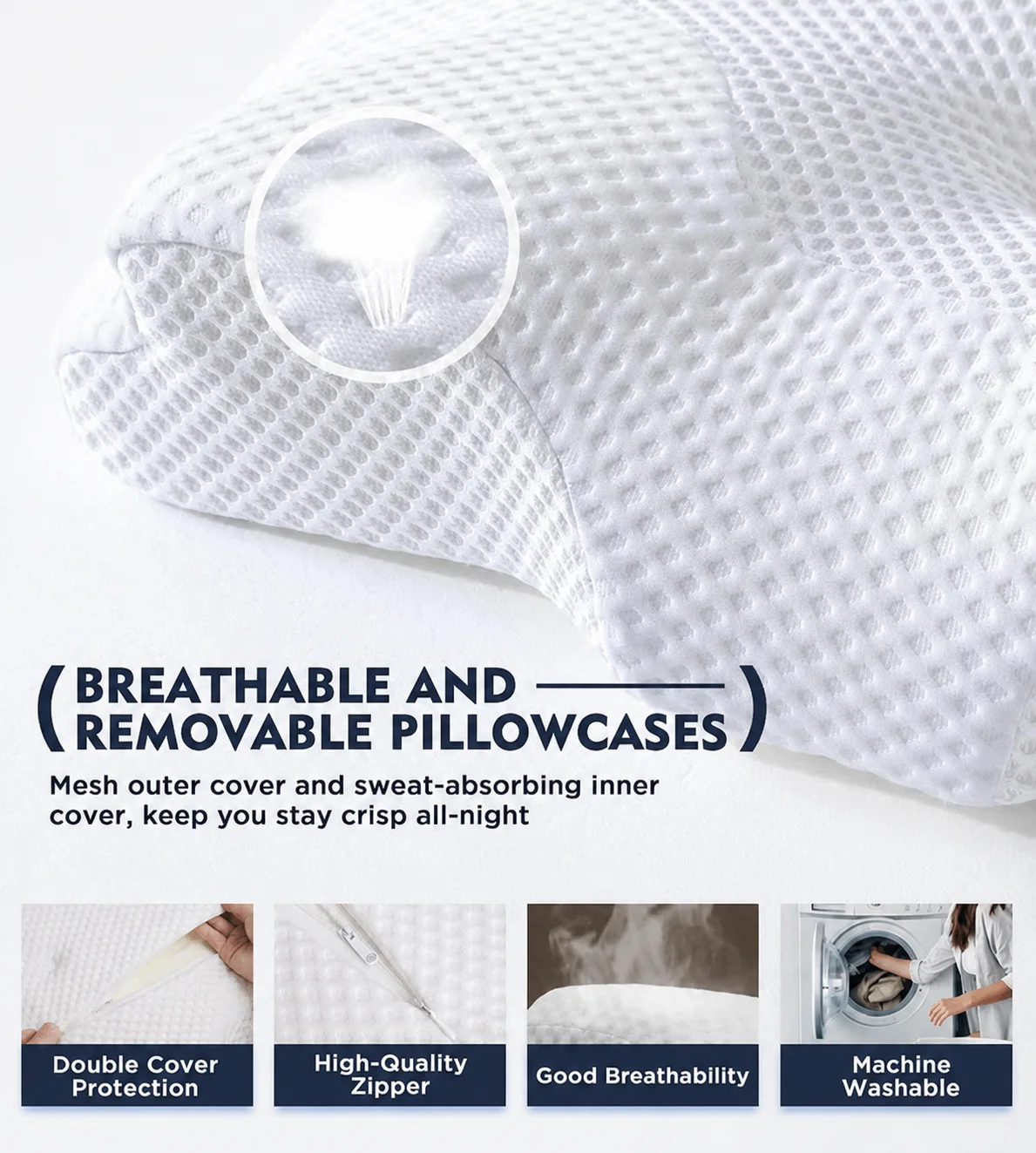 CozyRest Easy To Clean Pillow
