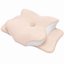 Cervical Memory Foam Pillow – Ergonomic Neck Support for Side & Back Sleepers - Light Pink