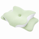 Cervical Memory Foam Pillow – Ergonomic Neck Support for Side & Back Sleepers - Light Green
